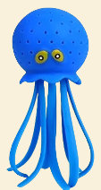 Splash attack is an ocean themed activity box for kids — net bath toy, squirt octopus, swimming turtle | Nacho Baby