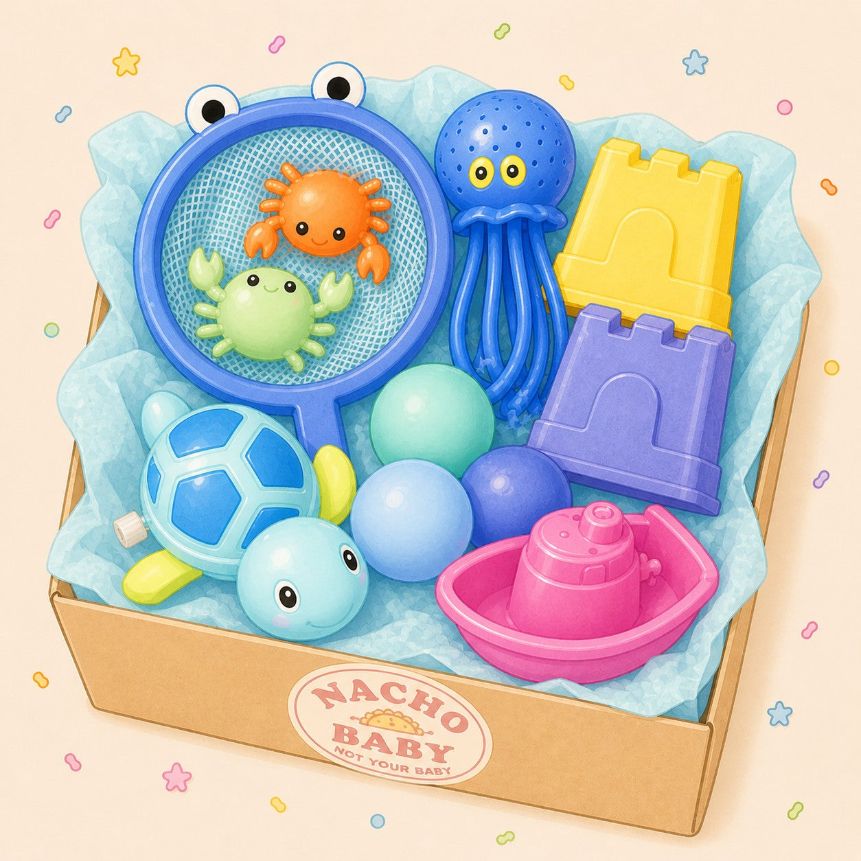 Splash Attack Themed Toy Gift Box